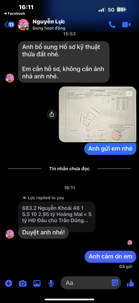 Bán nhà Nguyễn Khoái - diện tích 46m2 1 tầng - 2 mặt tiền - giá 2,45 tỷ
