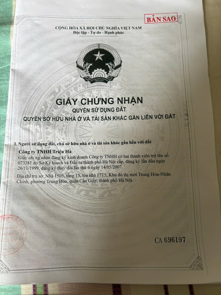 Bán nhà Tam Trinh - diện tích 154.4m2 6 tầng - Lô góc 2 mặt thoáng - giá 67 tỷ