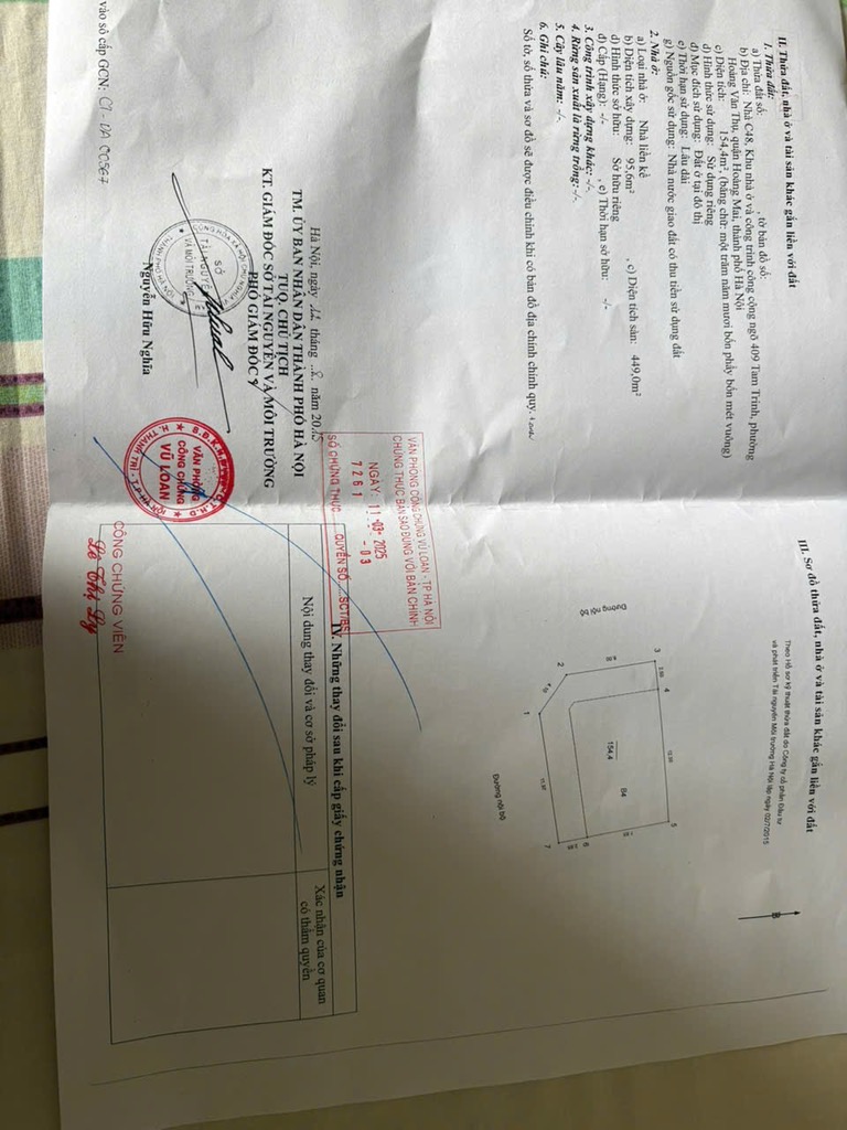 Bán nhà Tam Trinh - diện tích 154.4m2 6 tầng - Lô góc 2 mặt thoáng - giá 67 tỷ