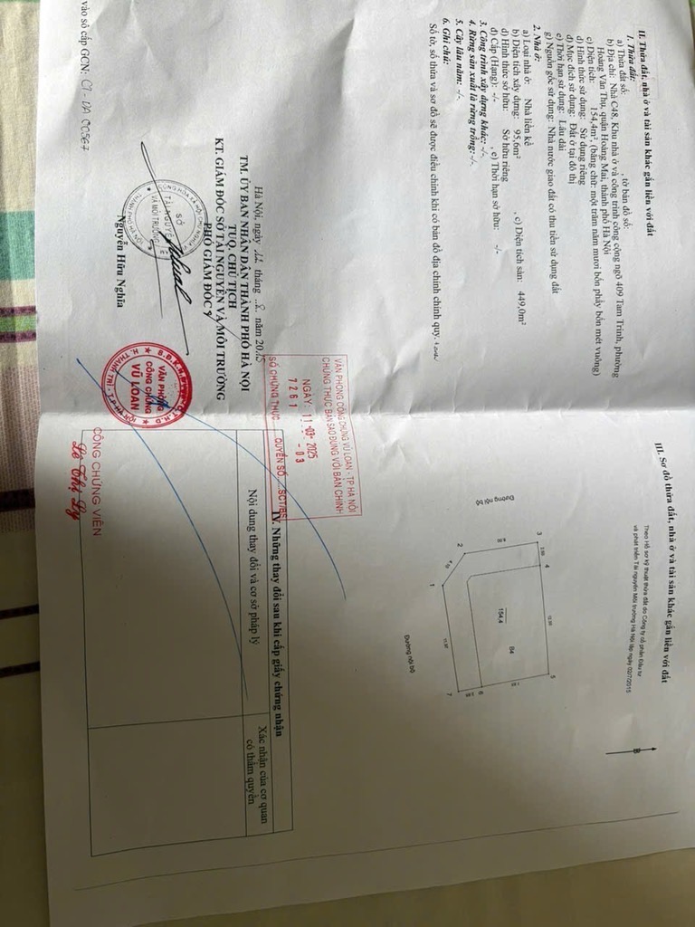 Bán nhà Tam Trinh - diện tích 154.4m2 6 tầng - Lô góc 2 mặt thoáng - giá 67 tỷ