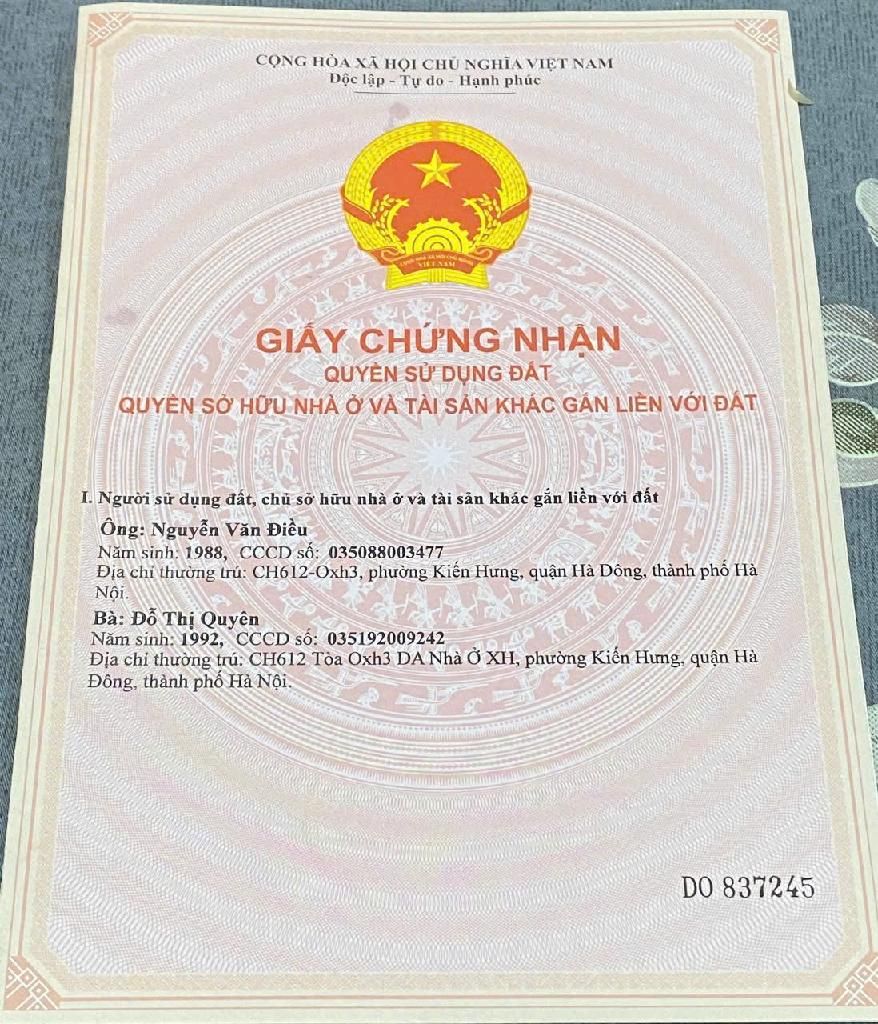 Bán nhà Trần Thủ Độ - diện tích 67m2 3 tầng - Thiết kế thông sàn cho thuê - giá 3,8 tỷ