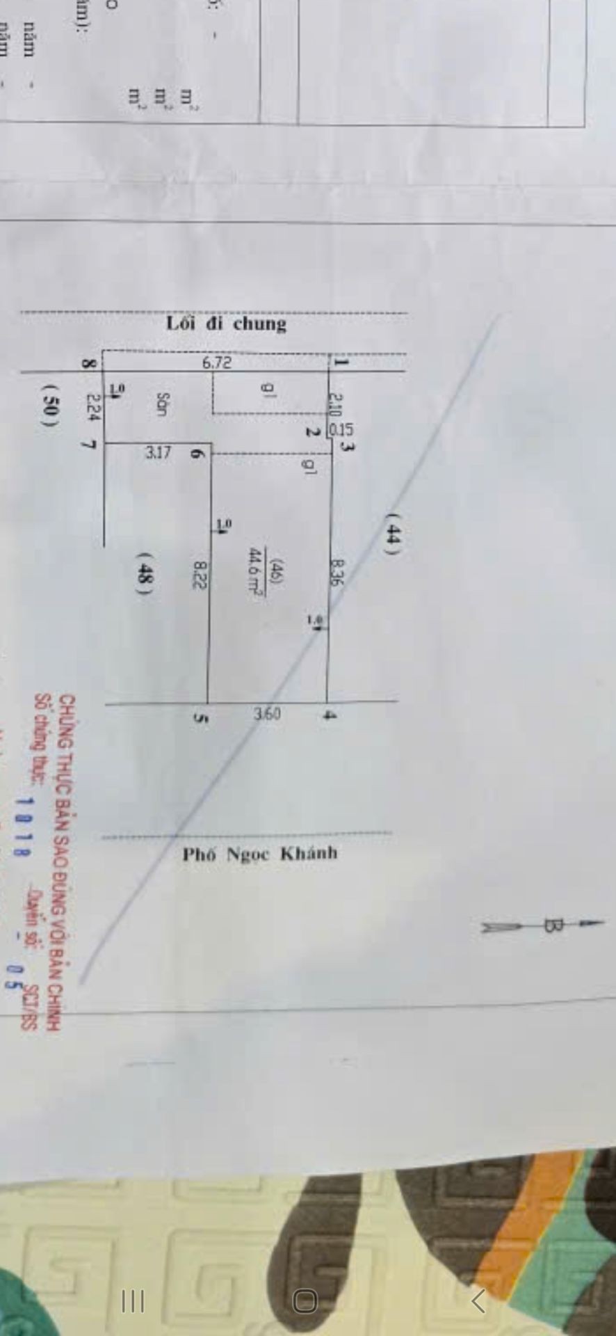 Bán nhà Ngọc Khánh - diện tích 47.6m2 5 tầng - Mặt phố kinh doanh đỉnh - giá 51,5 tỷ