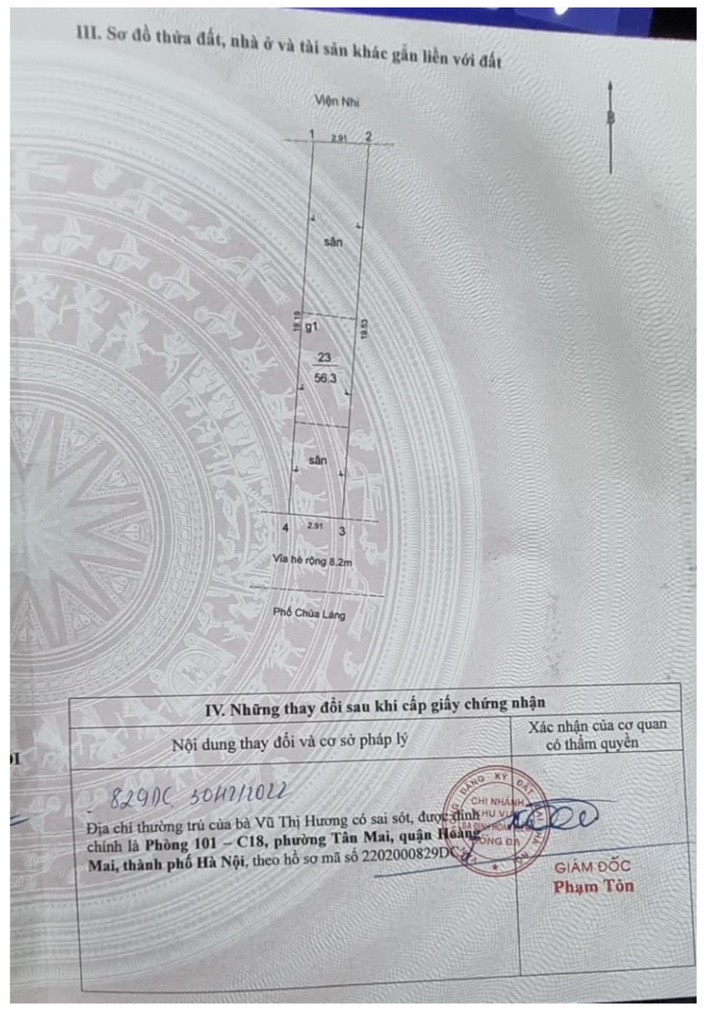 Bán nhà Chùa Láng - diện tích 58m2 4 tầng - Mặt phố kinh doanh sầm uất - giá 36 tỷ