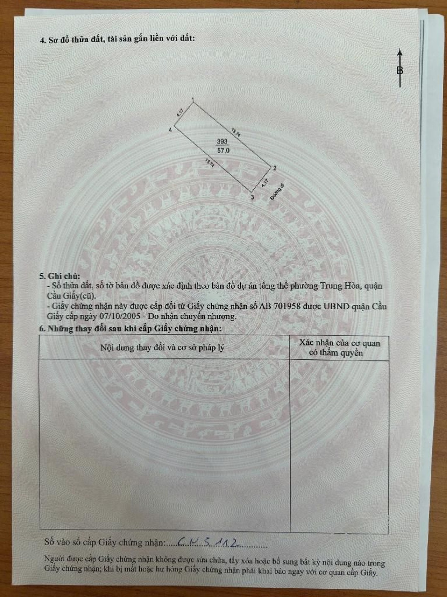 Bán nhà Nguyễn Ngọc Vũ - diện tích 57m2 5 tầng - Ô TÔ TRÁNH - giá 28,8 tỷ