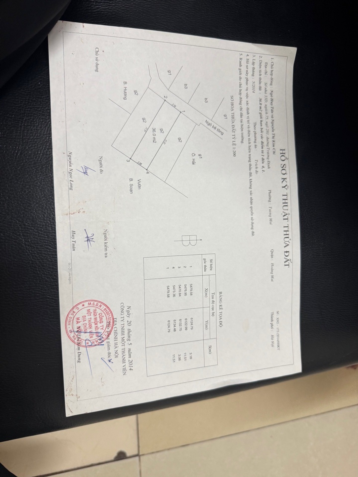 Bán nhà Trương Định - diện tích 36m2 2 tầng - Ngõ thông, ô tô quay đầu - giá 3,3 tỷ