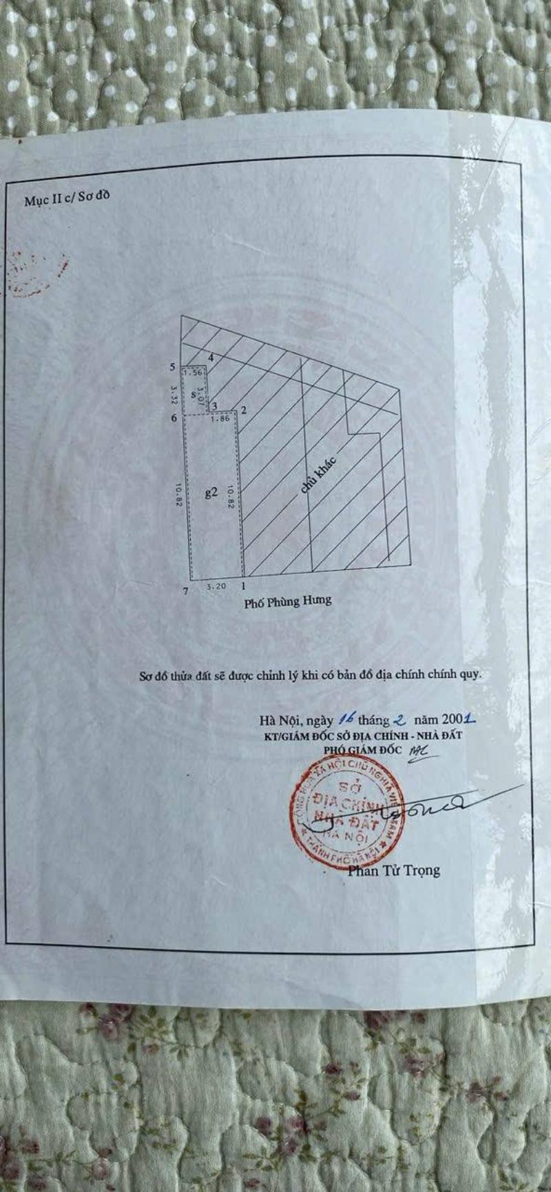 Bán nhà Phùng Hưng - diện tích 54,4m2 3 tầng - Lô góc 2 mặt thoáng - giá 33 tỷ