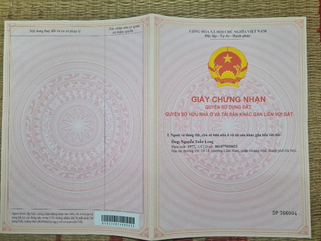 Bán nhà Lĩnh Nam - diện tích 59m2 3 tầng - ô tô tránh - giá 21,5 tỷ