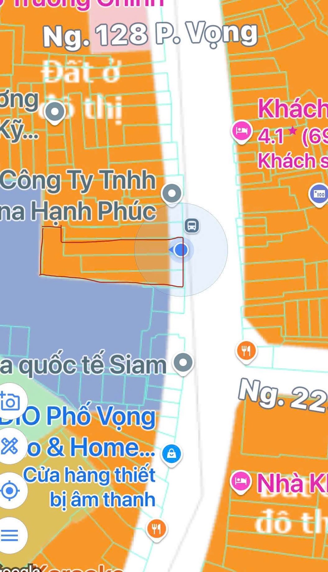 Bán nhà Phố Vọng - diện tích 469m2 2 tầng - Mặt phố lớn vỉa hè rộng kinh doanh sầm uất - giá 185 tỷ