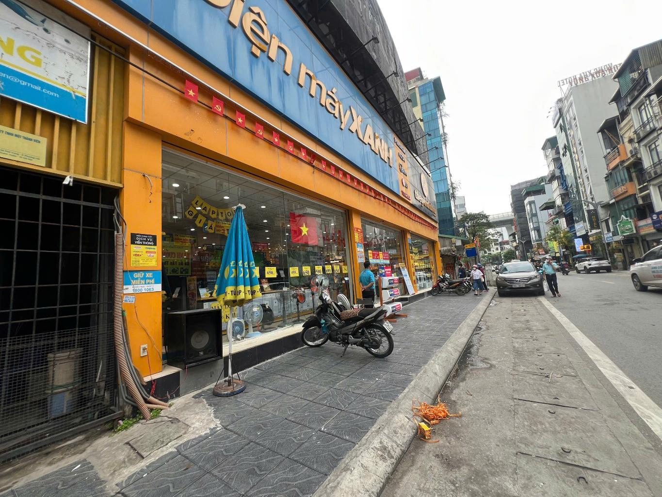 Bán nhà Phố Vọng - diện tích 469m2 2 tầng - Mặt phố lớn vỉa hè rộng kinh doanh sầm uất - giá 185 tỷ