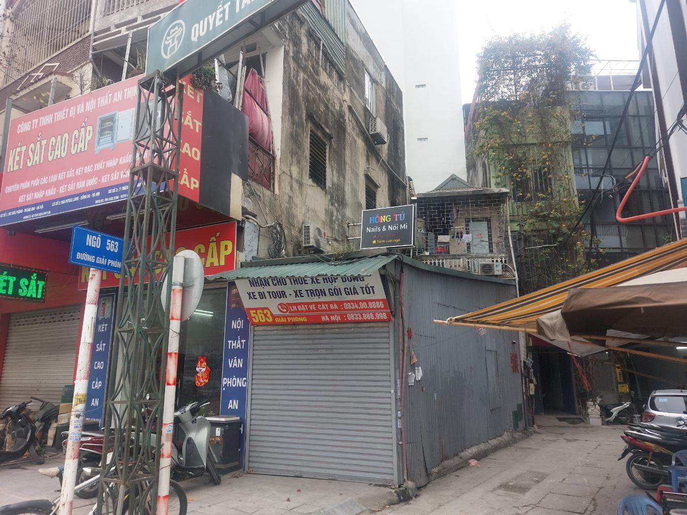 Bán nhà Giải Phóng - diện tích 115m2 1 tầng - ô tô tránh - giá 7,3 tỷ