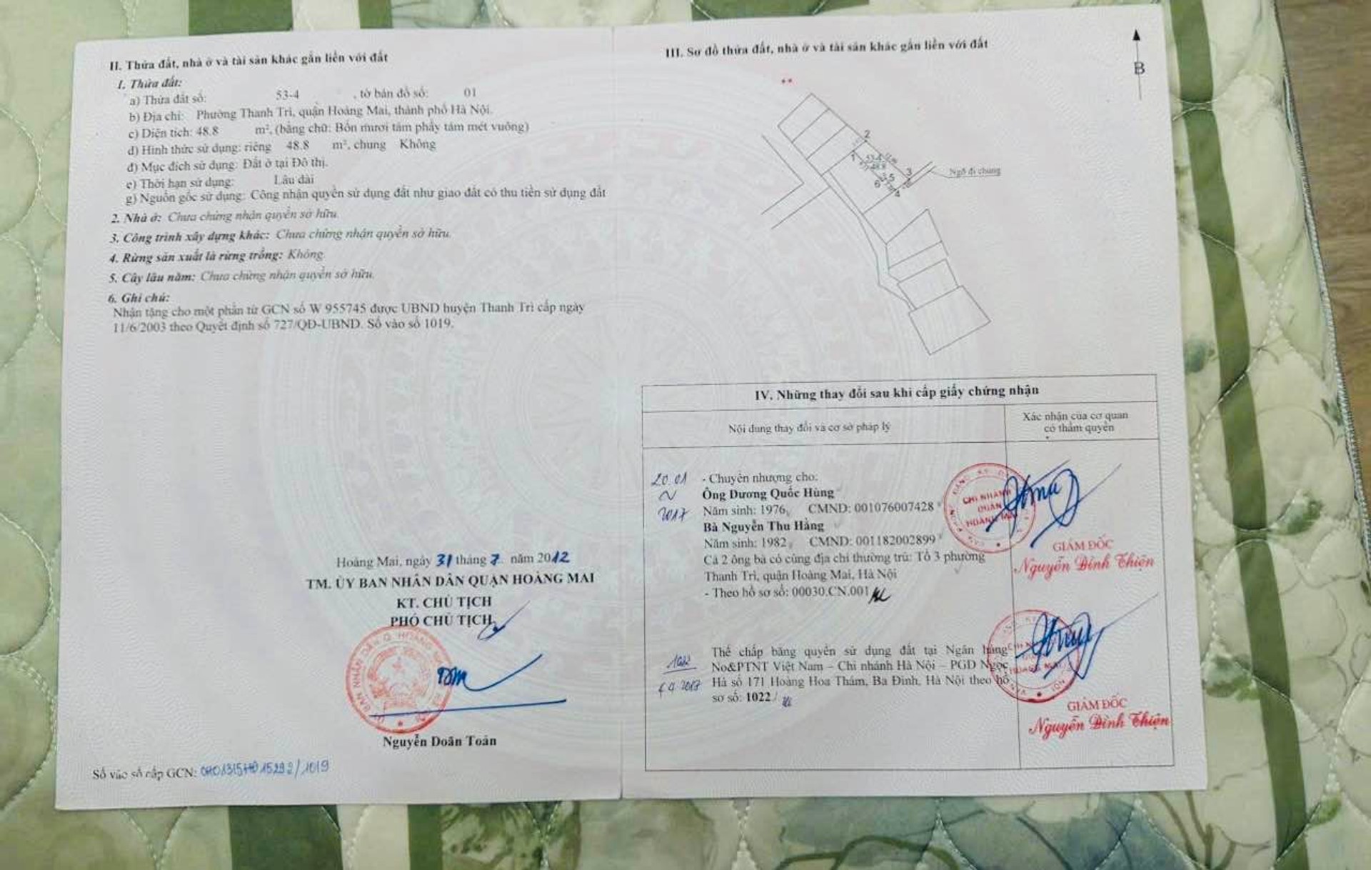 Bán nhà Nguyễn Khoái - diện tích 46m2 5 tầng - Thang máy, gần ô tô - giá 9,3 tỷ