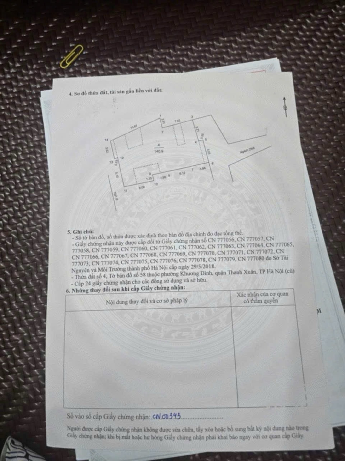 Bán nhà Khương Hạ - diện tích 55m2 2 tầng - sổ chung - giá 2 tỷ