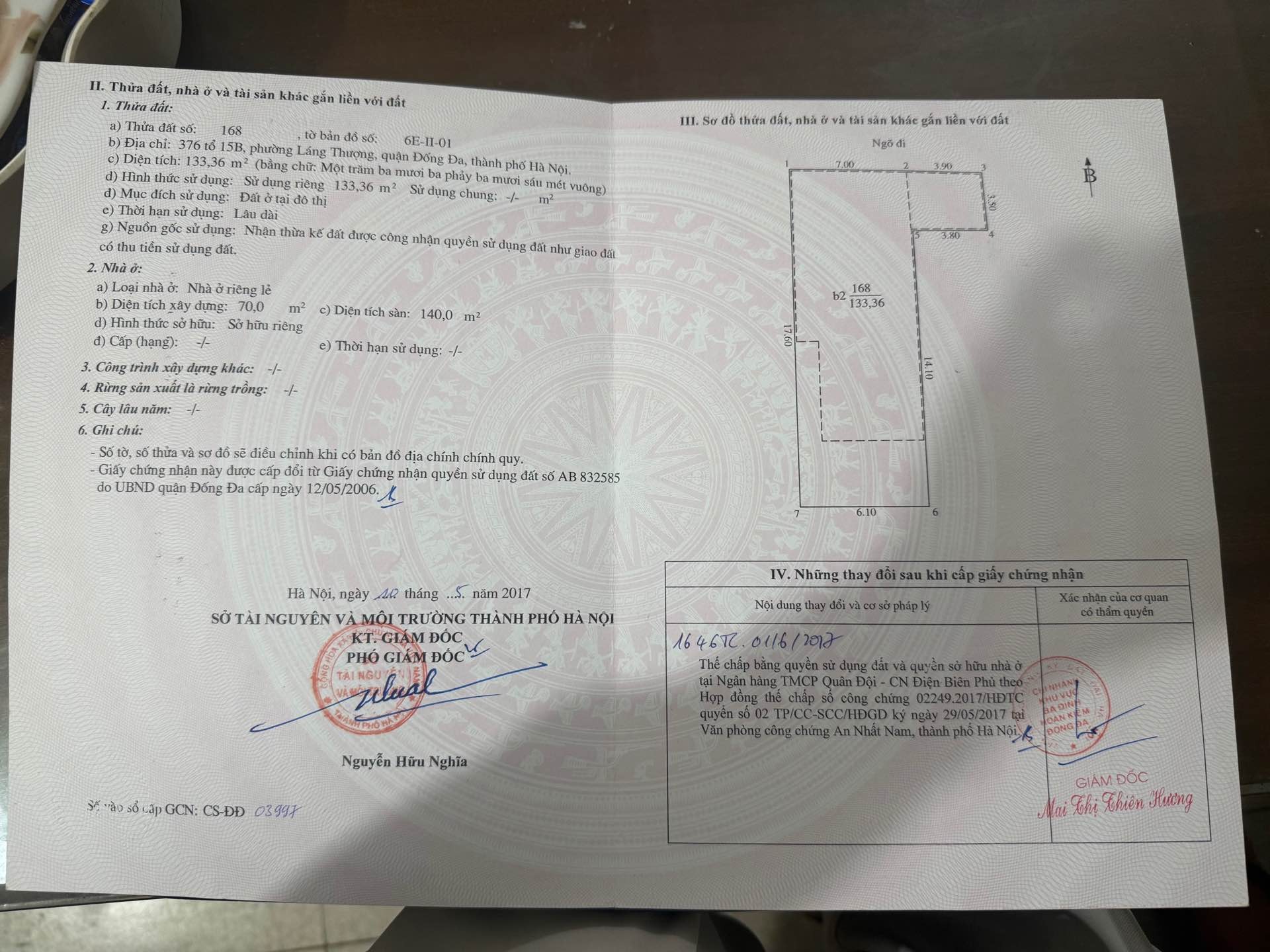 Bán nhà Láng - diện tích 134m2 3 tầng - Ngõ 1 ô tô - giá 40 tỷ