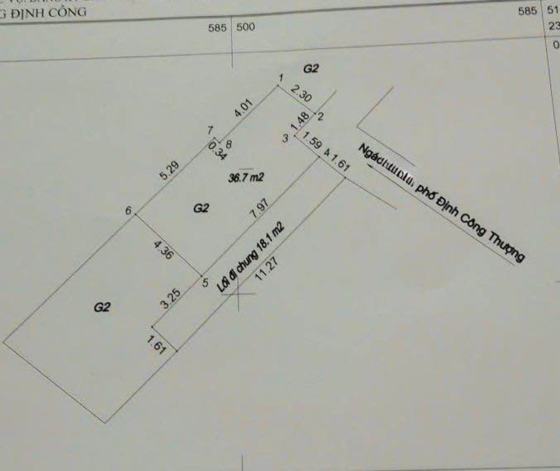 Bán nhà Định Công Thượng - diện tích 43m2 2 tầng - gần ô tô - giá 2,3 tỷ