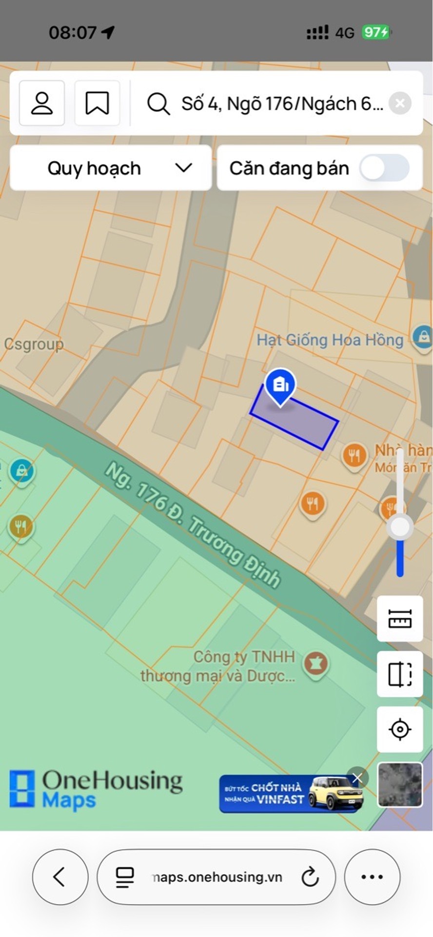 Bán nhà Trương Định - diện tích 30m2 4 tầng - Ô tô gần nhà - giá 9,2 tỷ