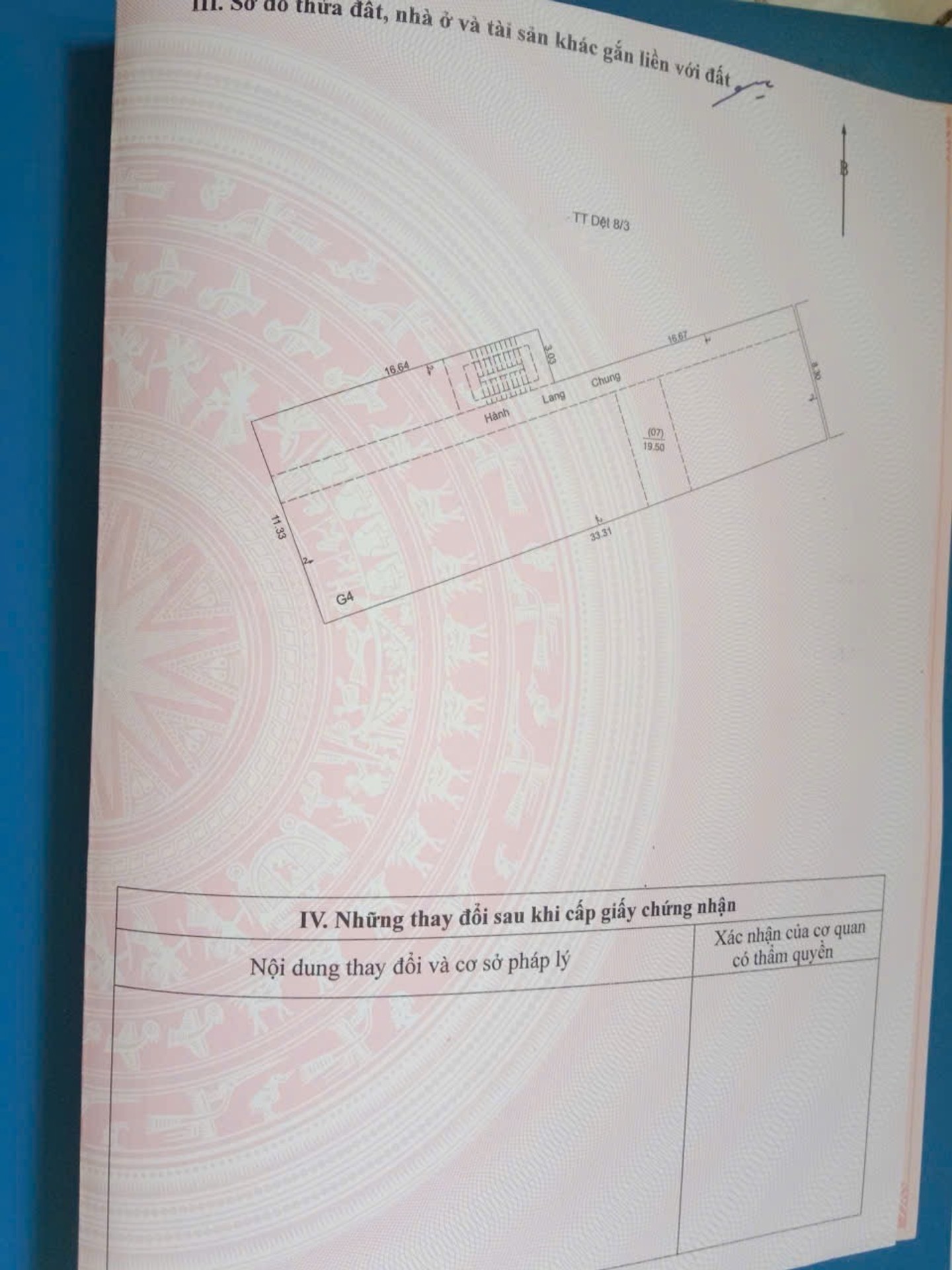 Bán nhà 8/3 - diện tích 58m2 1 tầng - Sổ đỏ chính chủ - giá 3,45 tỷ