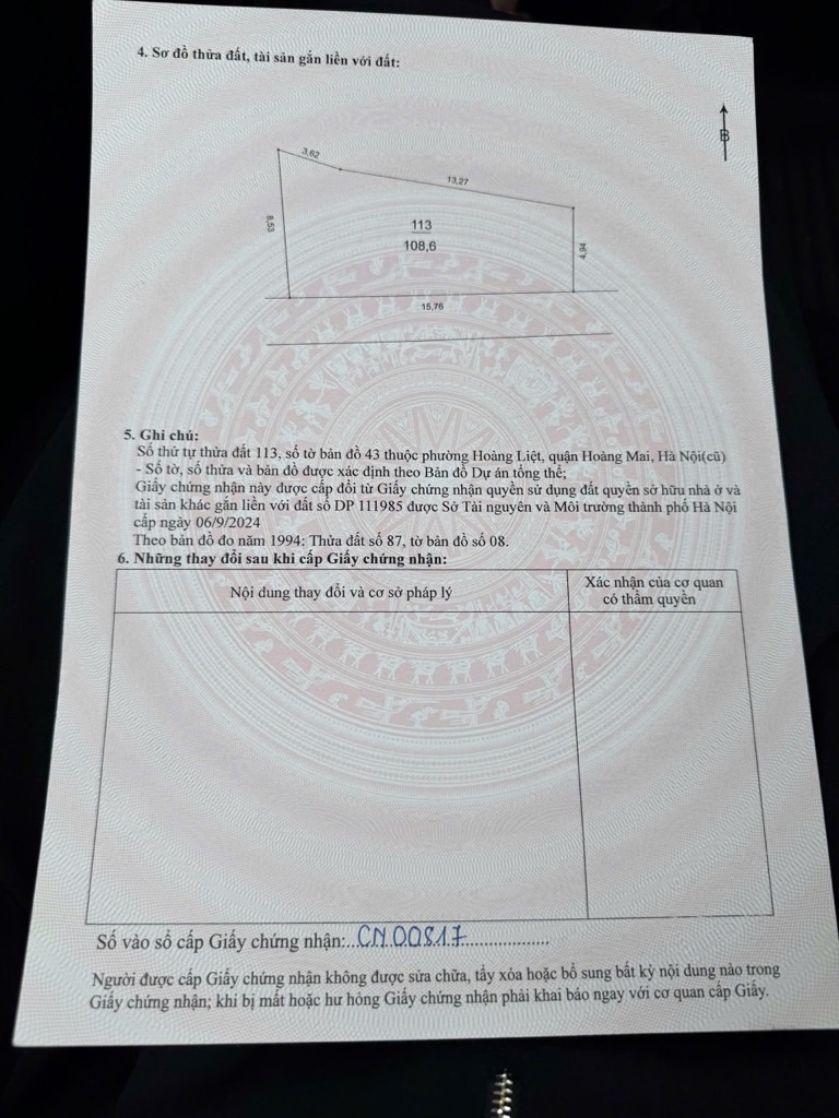 Bán nhà Đỗ Mười - diện tích 108m2 8 tầng - Thoáng trước, sau - giá 56 tỷ