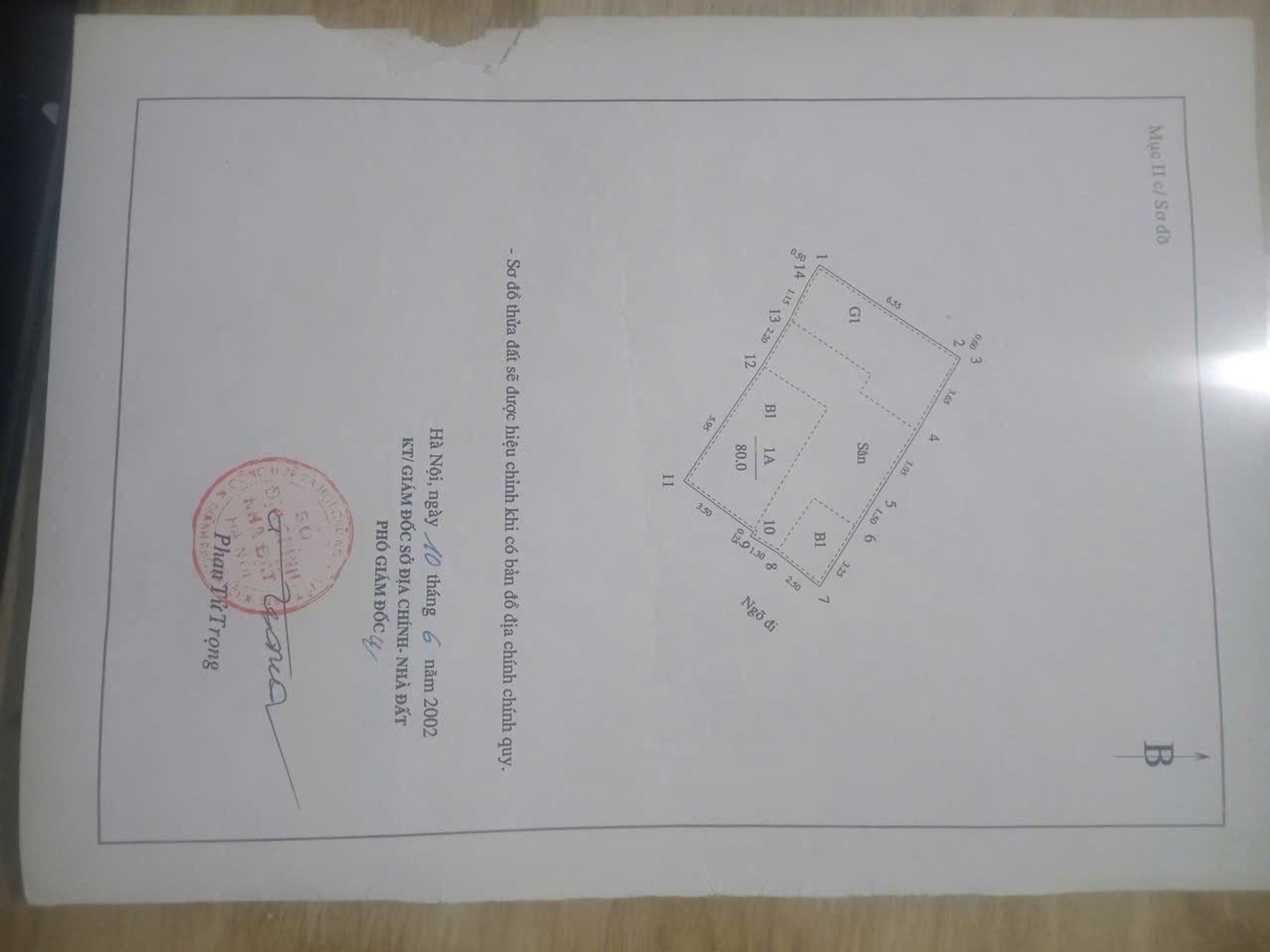 Bán nhà Đê Trần Khát Chân - diện tích 80m2 2 tầng - đất vàng Hai Bà Trưng - giá 25 tỷ