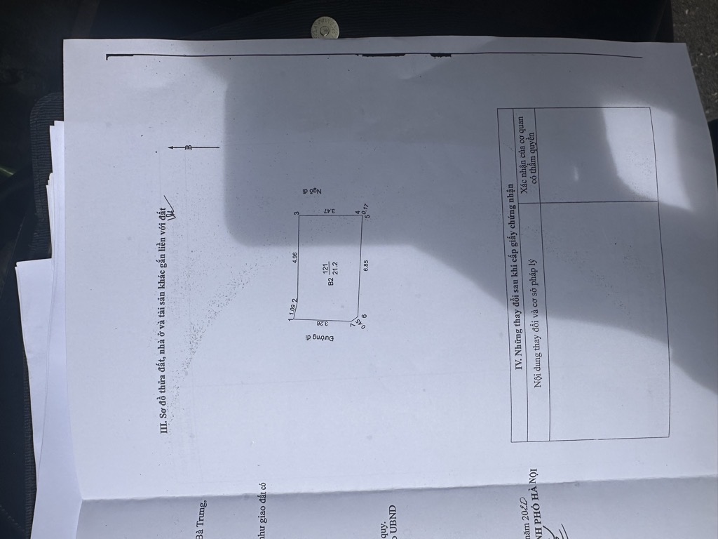 Bán nhà Kim Ngưu - diện tích 21m2 4 tầng - Nhà 2 mặt thoáng - giá 6,1 tỷ