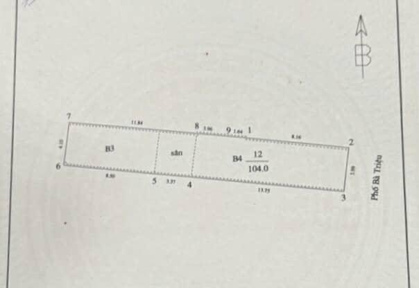 Bán nhà Bà Triệu - diện tích 314m2 5 tầng - Mặt tiền khủng 12m - giá 500 tỷ