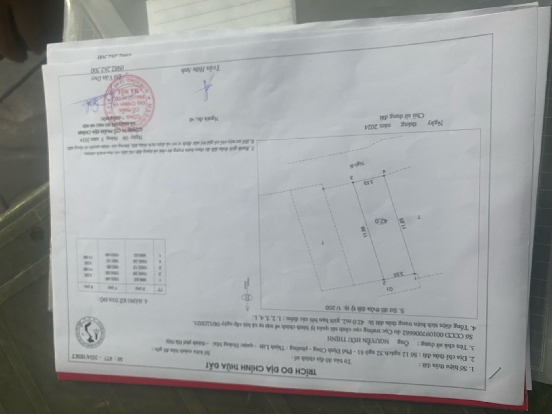 Bán nhà Định Công - diện tích 42m2 1 tầng - Ngõ 61 rộng, ô tô vào - giá 2,35 tỷ