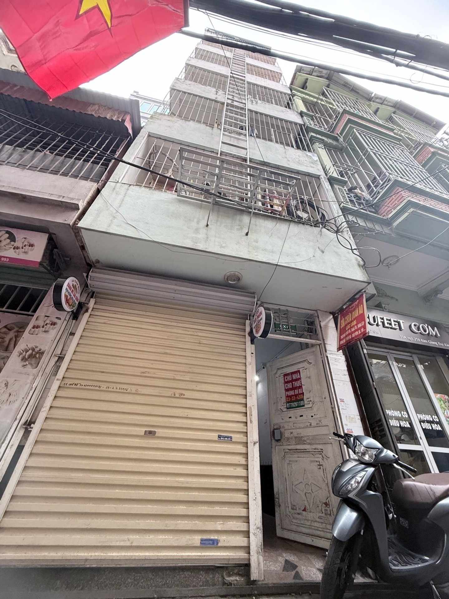 Bán nhà Kim Giang - diện tích 44m2 7 tầng - ô tô đỗ cửa - giá 14,7 tỷ