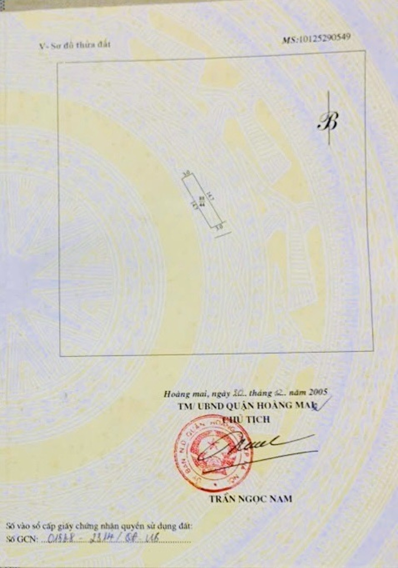 Bán nhà Kim Giang - diện tích 44m2 7 tầng - ô tô đỗ cửa - giá 14,7 tỷ