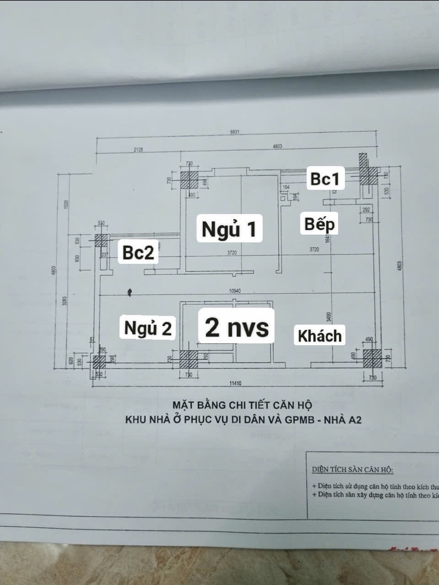 Bán nhà Chung cư Kim Giang - diện tích 69m2 5 tầng - Lô góc 2 ban công, thoáng sáng - giá 6,05 tỷ