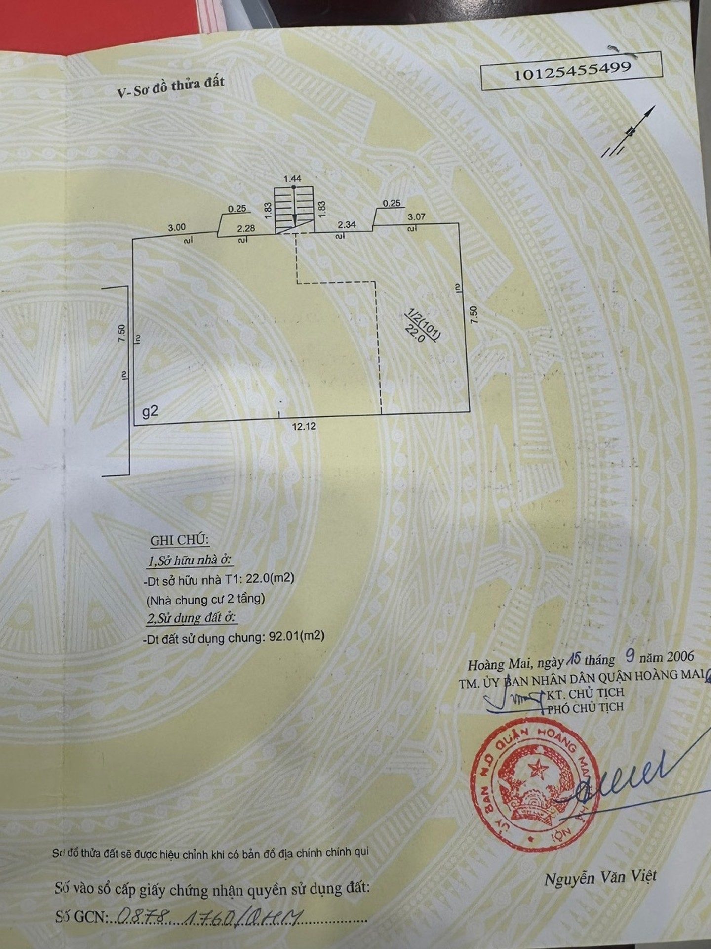 Bán nhà Mai Động - diện tích 92m2 1 tầng - Ô TÔ TRÁNH - giá 14,5 tỷ