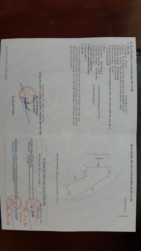 Bán nhà Yên Hoà - diện tích 45.8m2 6 tầng - Ngõ 2 ô tô tránh - giá 31,4 tỷ