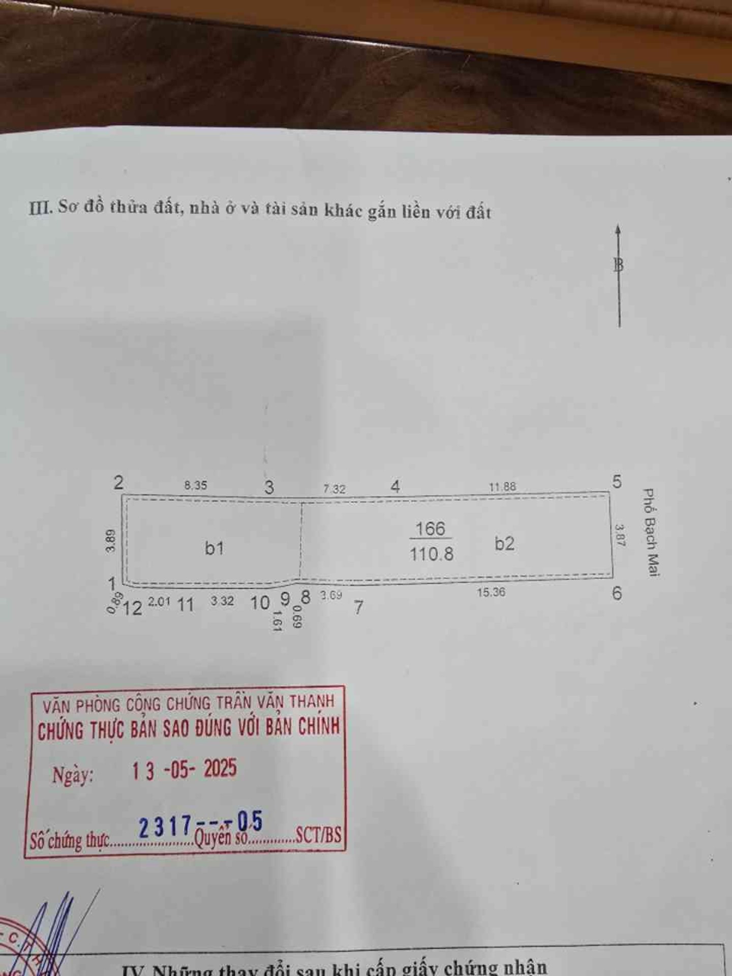 Bán nhà Bạch Mai - diện tích 110m2 3 tầng - Mặt phố kinh doanh sầm uất - giá 49 tỷ