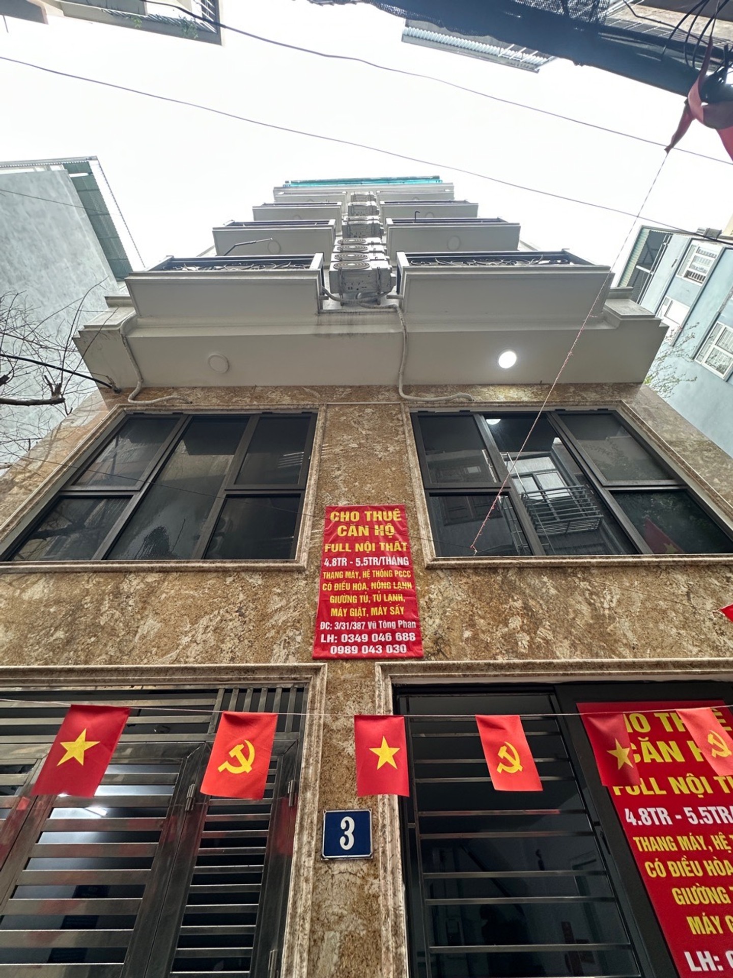 Bán nhà Vũ Tông Phan - diện tích 116m2 7 tầng - Ô tô vào - giá 39,9 tỷ