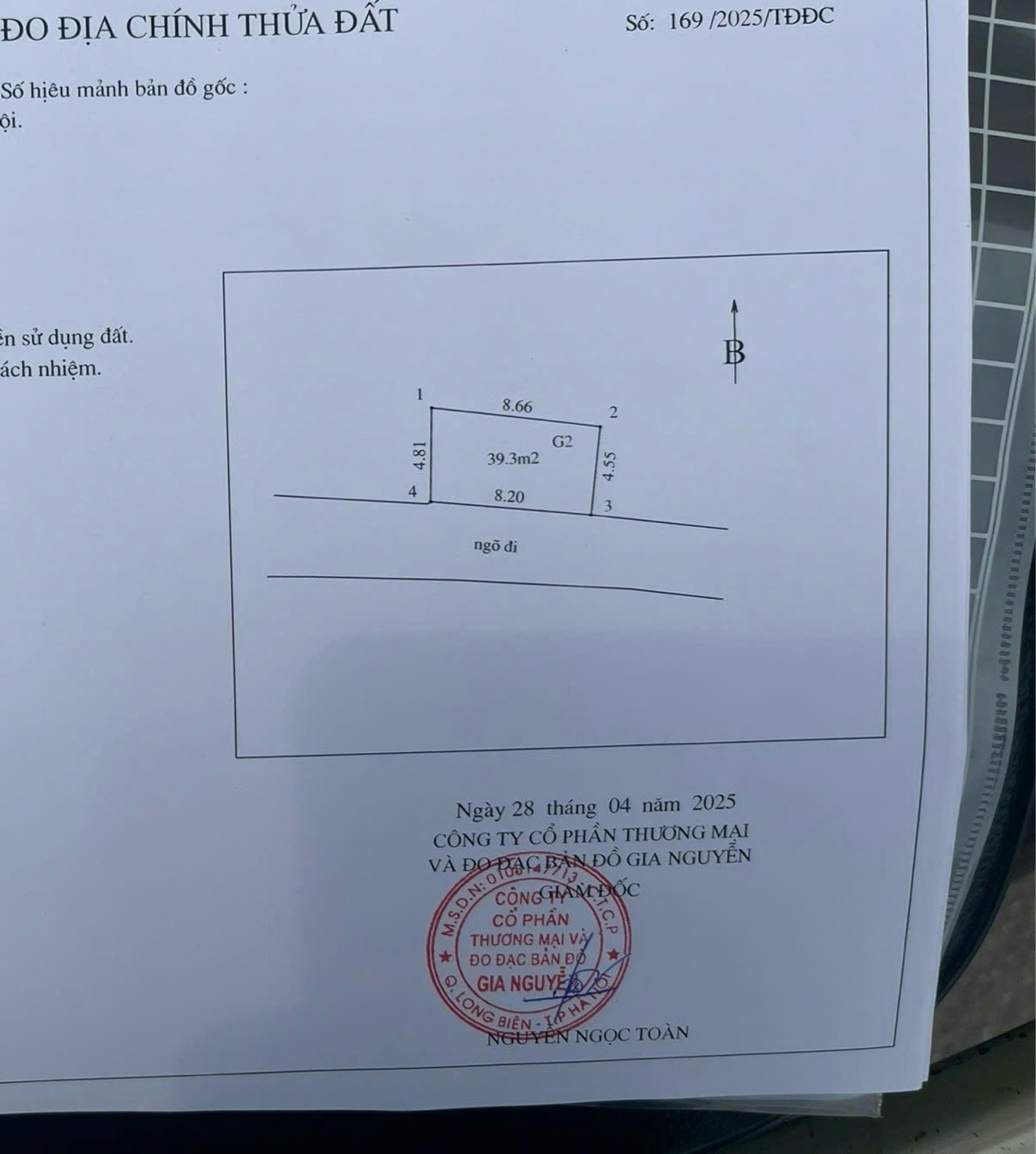 Bán nhà Lĩnh Nam - diện tích 39m2 2 tầng - ô tô đỗ cửa - giá 1,3 tỷ