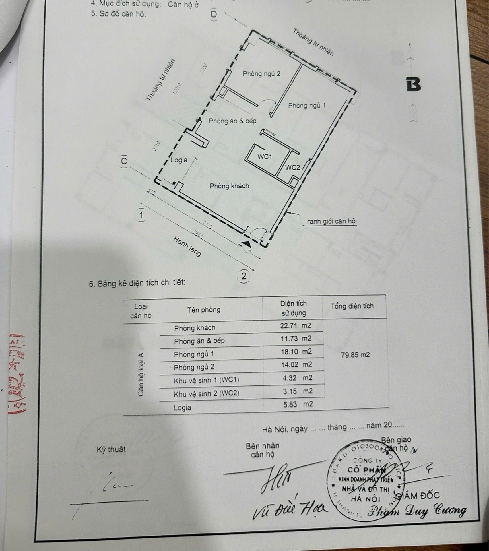 Bán nhà Kim Giang - diện tích 80m2 1 tầng - Chung cư lô góc - giá 6 tỷ