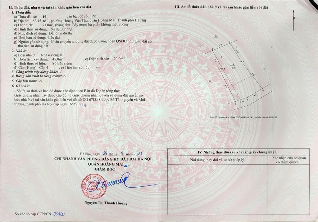 Bán nhà Hoàng Mai - diện tích 63m2 6 tầng - Ô TÔ TRÁNH - giá 23,5 tỷ