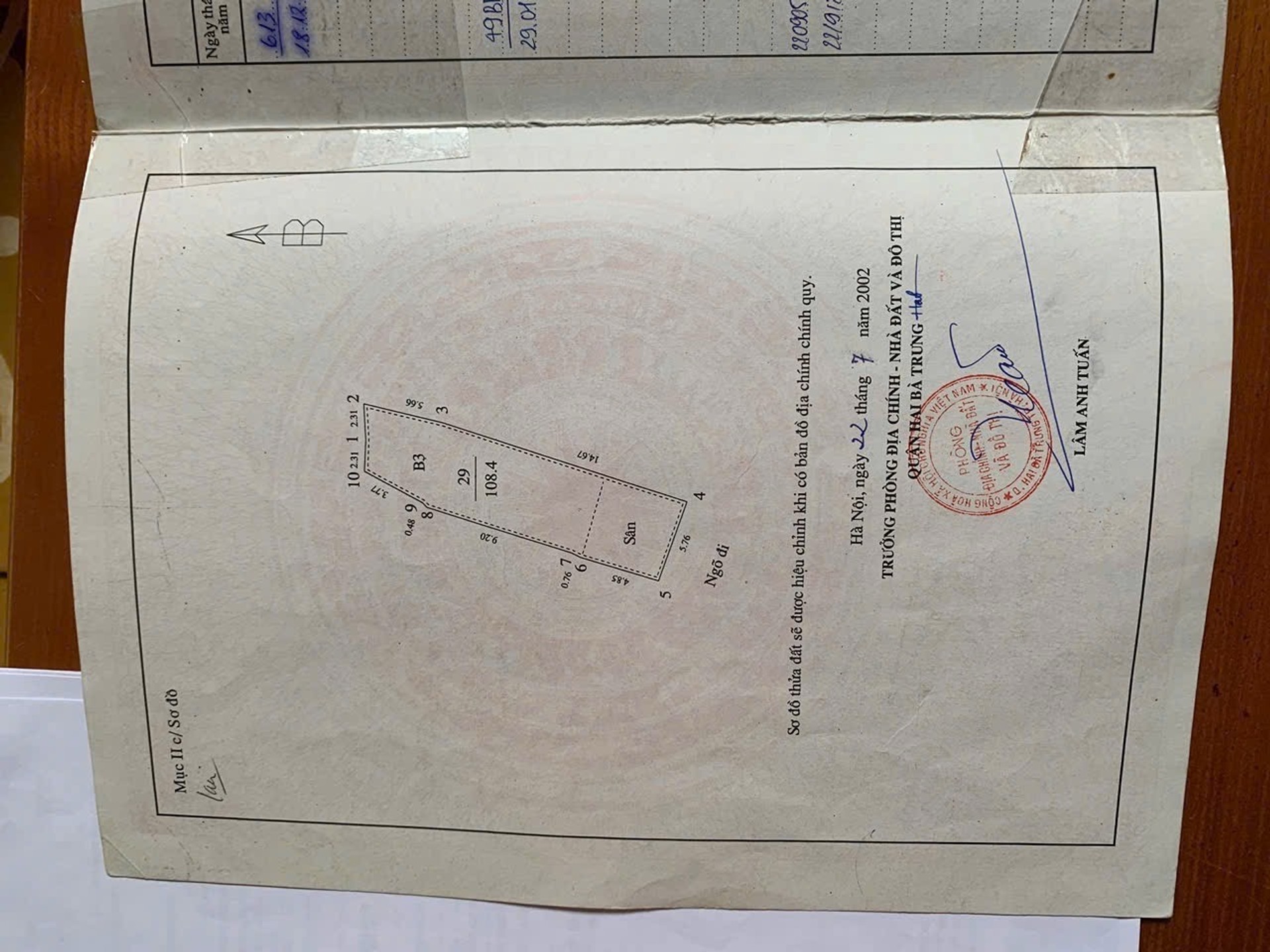 Bán nhà Trương Định - diện tích 109m2 3 tầng - Mặt ngõ thông kinh doanh - giá 18,8 tỷ