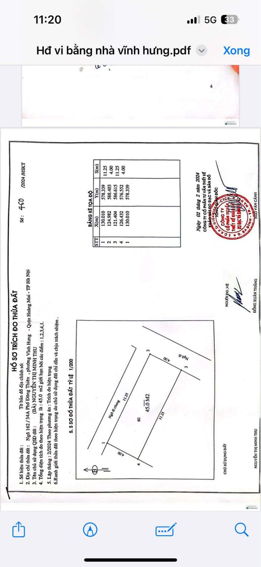 Bán nhà Đông Thiên - diện tích 45m2 3 tầng - Lô góc thoáng sáng - giá 2,95 tỷ