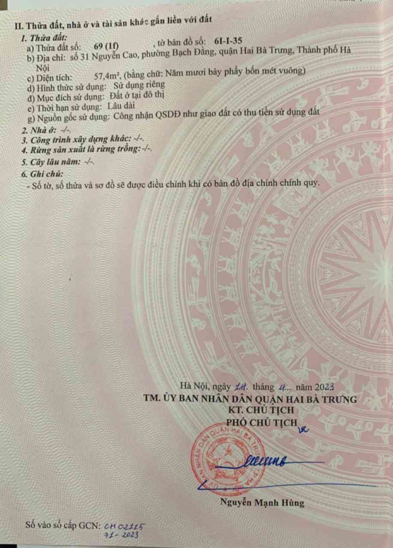 Bán nhà Nguyễn Cao - diện tích 57m2 4 tầng - Nhà mặt phố, vị trí kinh doanh sầm uất - giá 22,5 tỷ