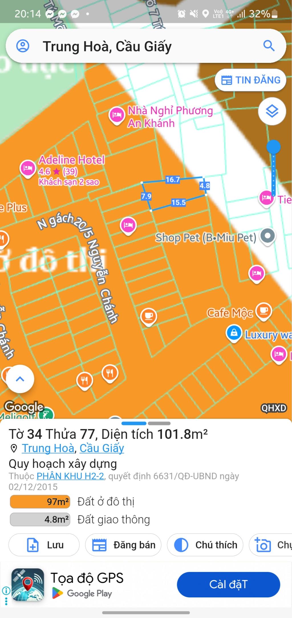 Bán nhà Nguyễn Chánh - diện tích 106.5m2 7 tầng - ô tô tránh - giá 39,3 tỷ