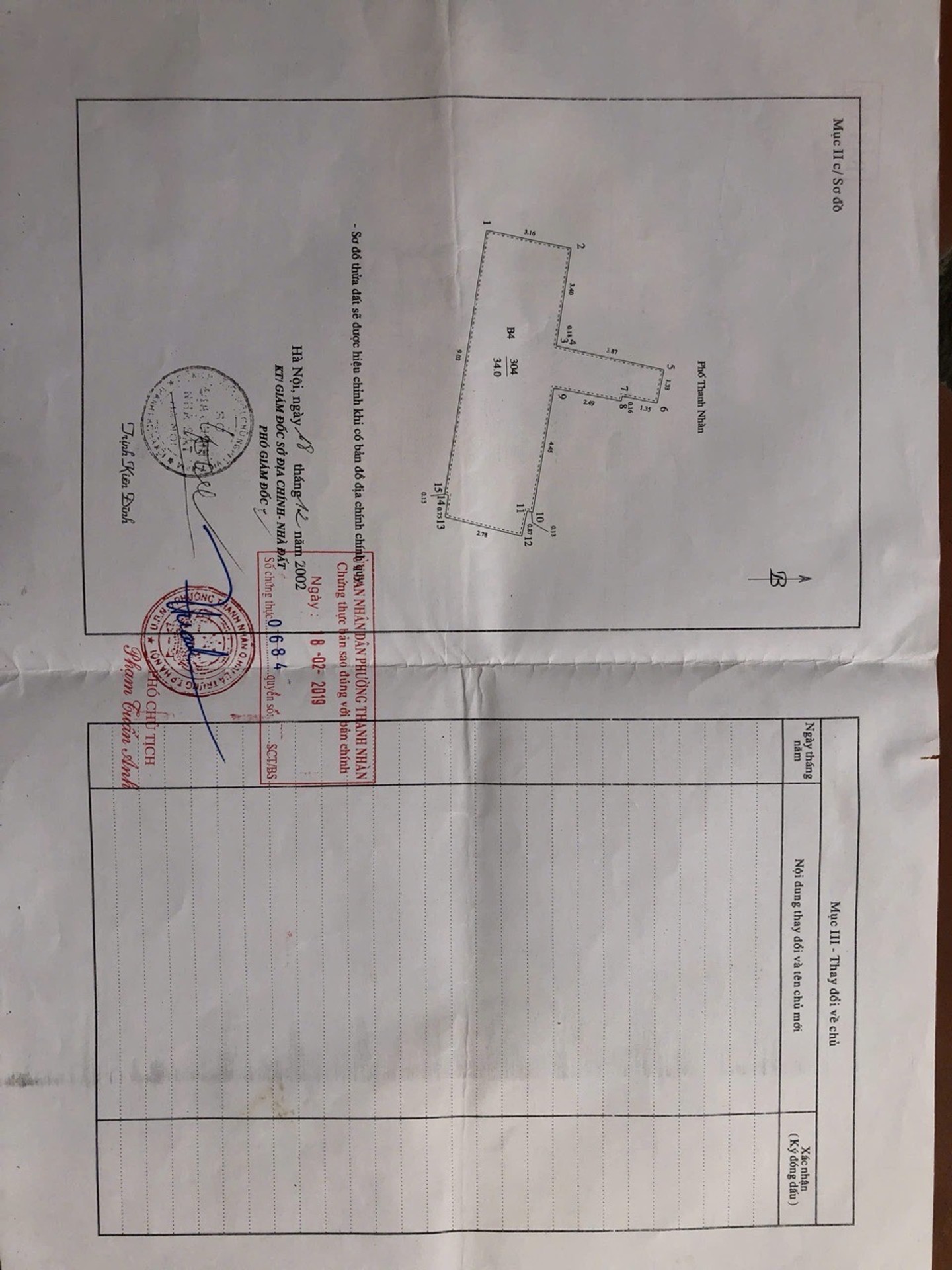 Bán nhà Thanh Nhàn - diện tích 34m2 4 tầng - vị trí đẹp, thuận lợi - giá 18,1 tỷ