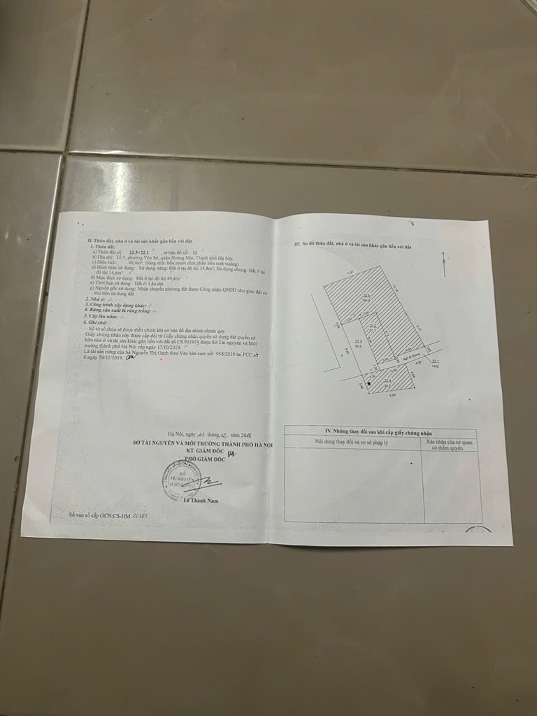 Bán nhà Yên Duyên - diện tích 34m2 5 tầng - Ô TÔ ĐỖ CỔNG - giá 9,8 tỷ