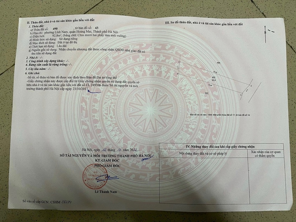 Bán nhà Nam Dư - diện tích 93m2 6 tầng - Mặt phố kinh doanh sầm uất - giá 30 tỷ