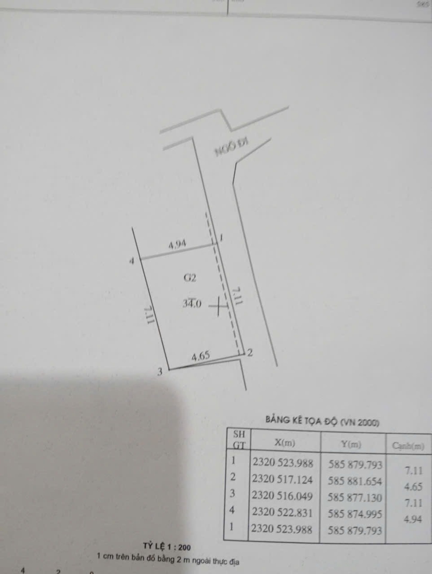 Bán nhà Định Công Hạ - diện tích 68m2 2 tầng - Cực hiếm - giá 3,6 tỷ
