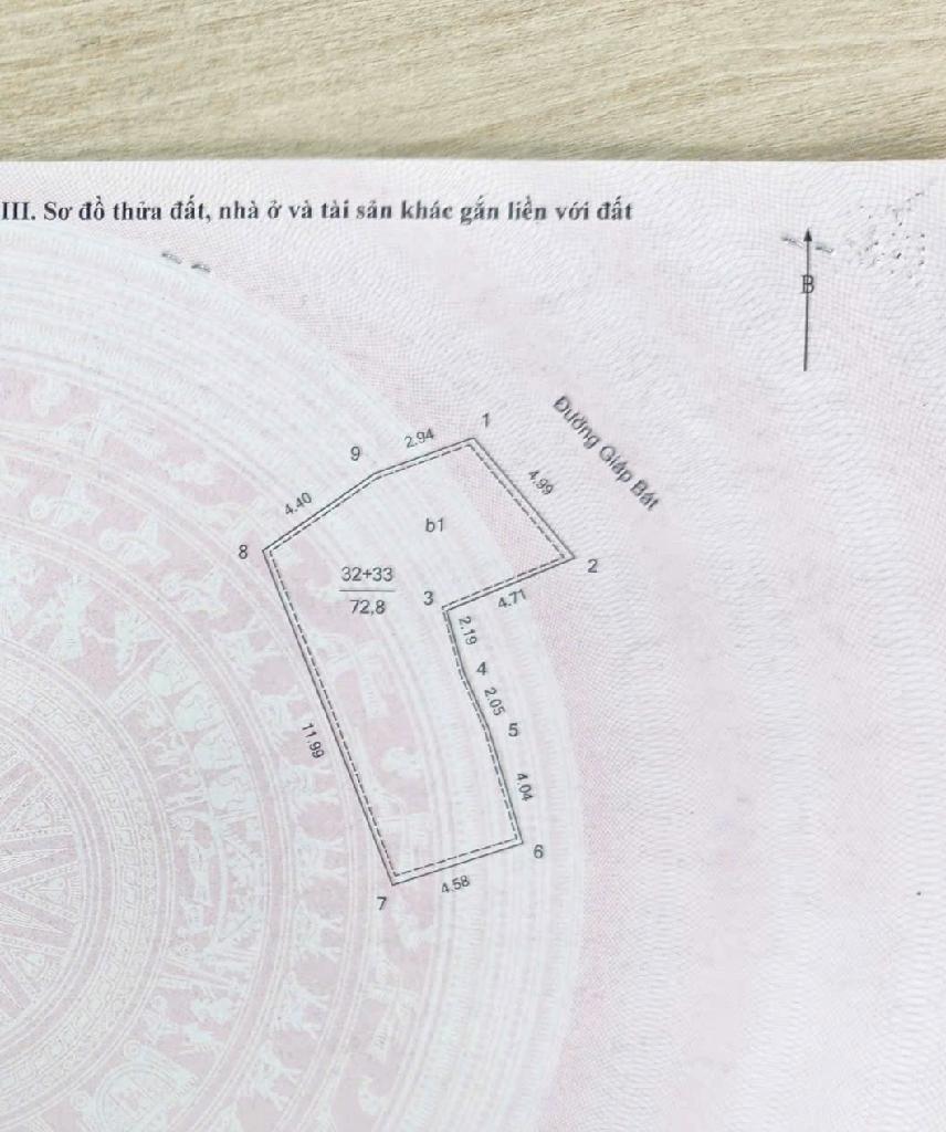 Bán nhà Giáp Bát - diện tích 73m2 7 tầng - Mặt phố ô tô vào, kinh doanh tốt - giá 19,5 tỷ
