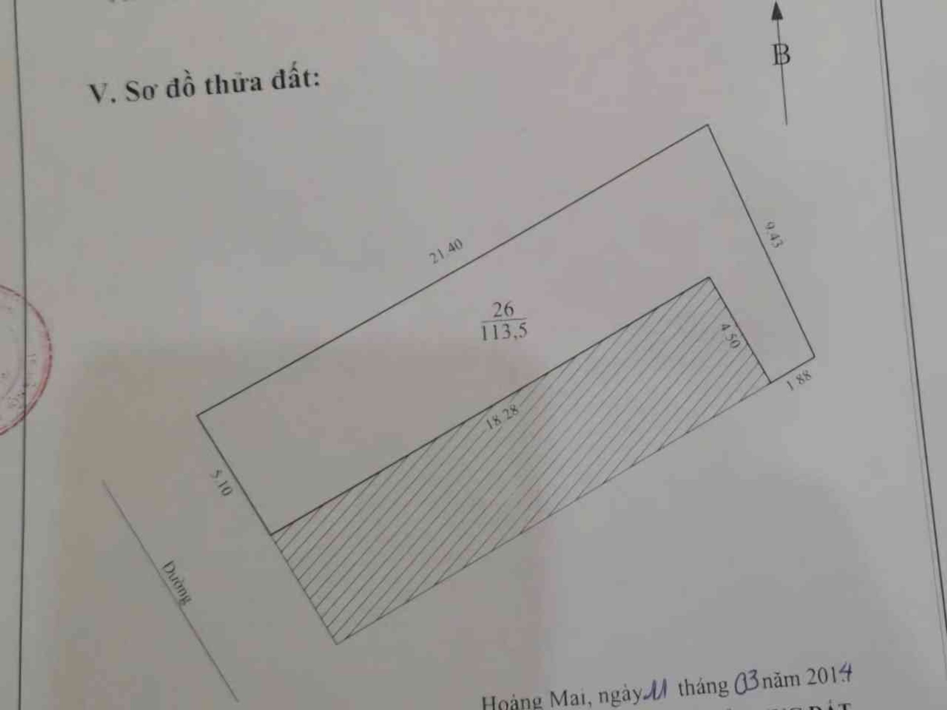 Bán nhà Thanh Đàm - diện tích 97m2 4 tầng - Ngõ ô tô tránh - giá 26 tỷ