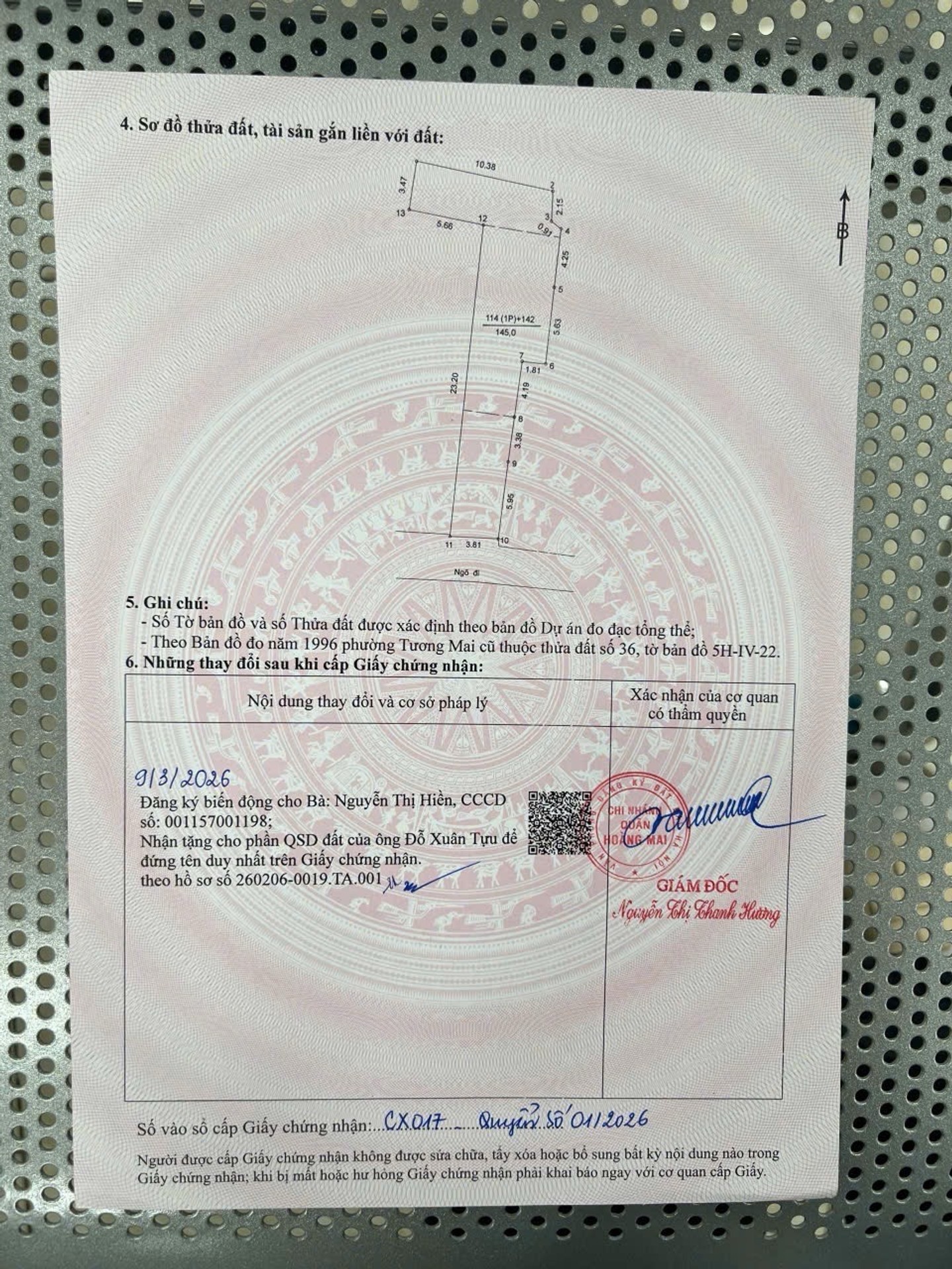 Bán nhà Lương Khánh Thiện - diện tích 145m2 2 tầng - Ô tô đỗ cửa - giá 28 tỷ