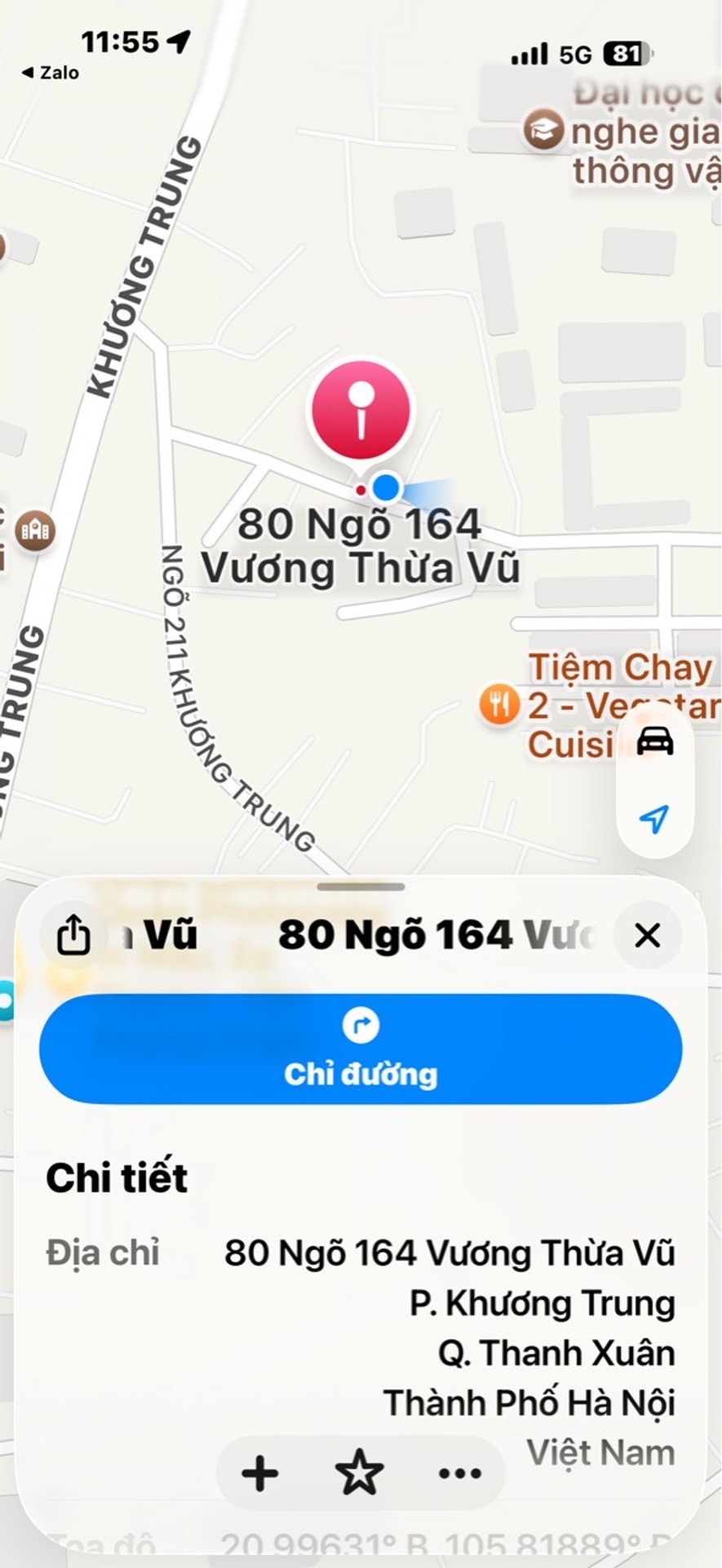 Bán nhà Vương Thừa Vũ - diện tích 50m2 5 tầng - Mảnh đất vàng phân lô quân đội - giá 14 tỷ