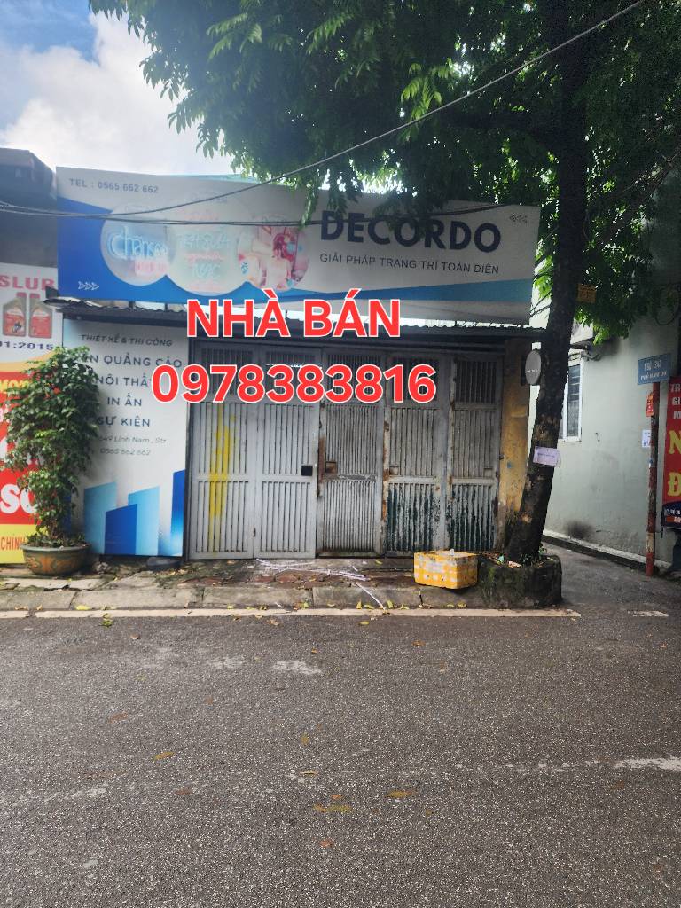 Bán nhà Lĩnh Nam - diện tích 84m2 1 tầng - Lô góc thoáng sáng - giá 8,2 tỷ