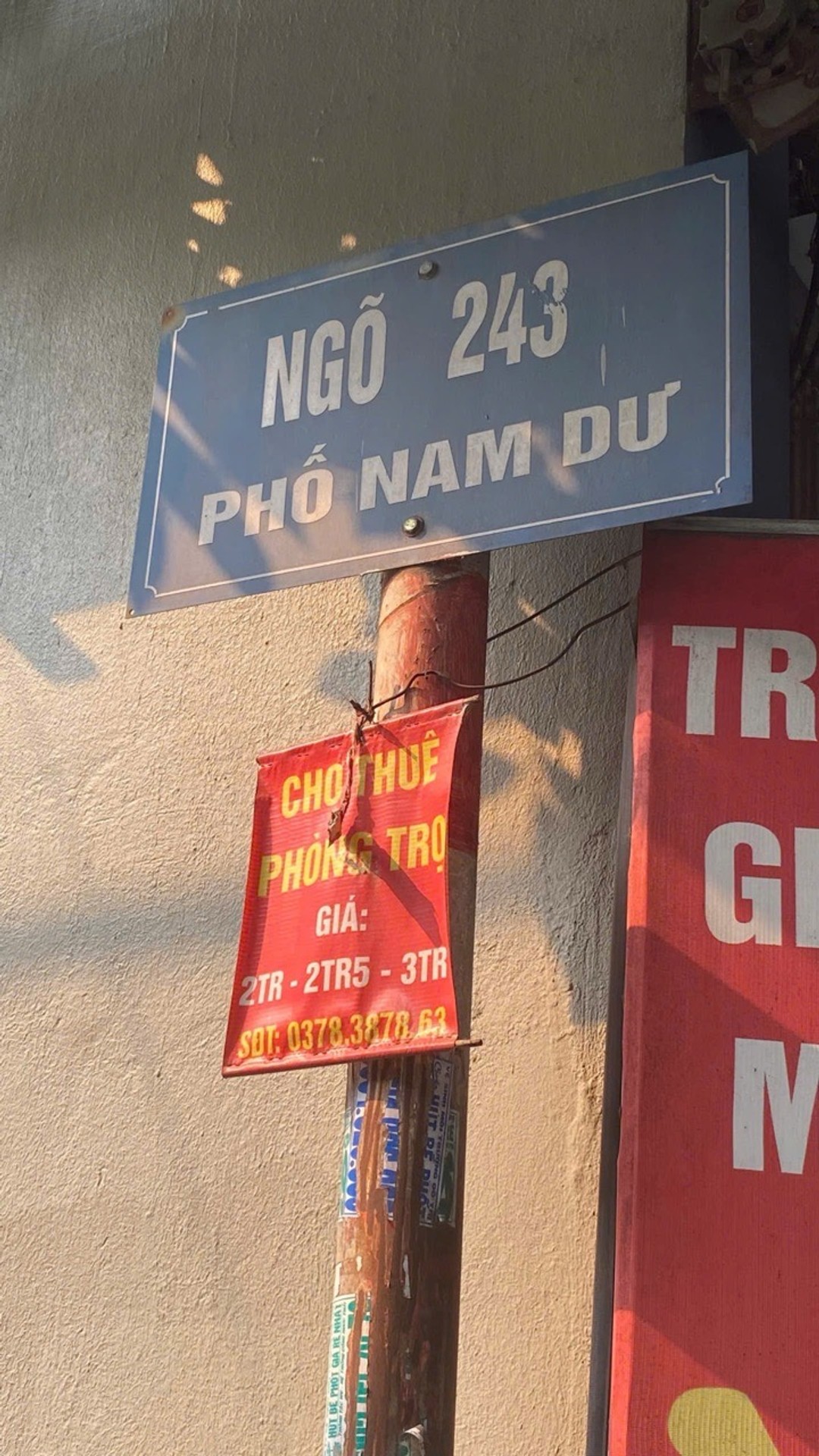 Bán nhà Nam Dư - diện tích 57m2 2 tầng - Cách một nhà ra ô tô tránh ngõ thông - giá 4,9 tỷ