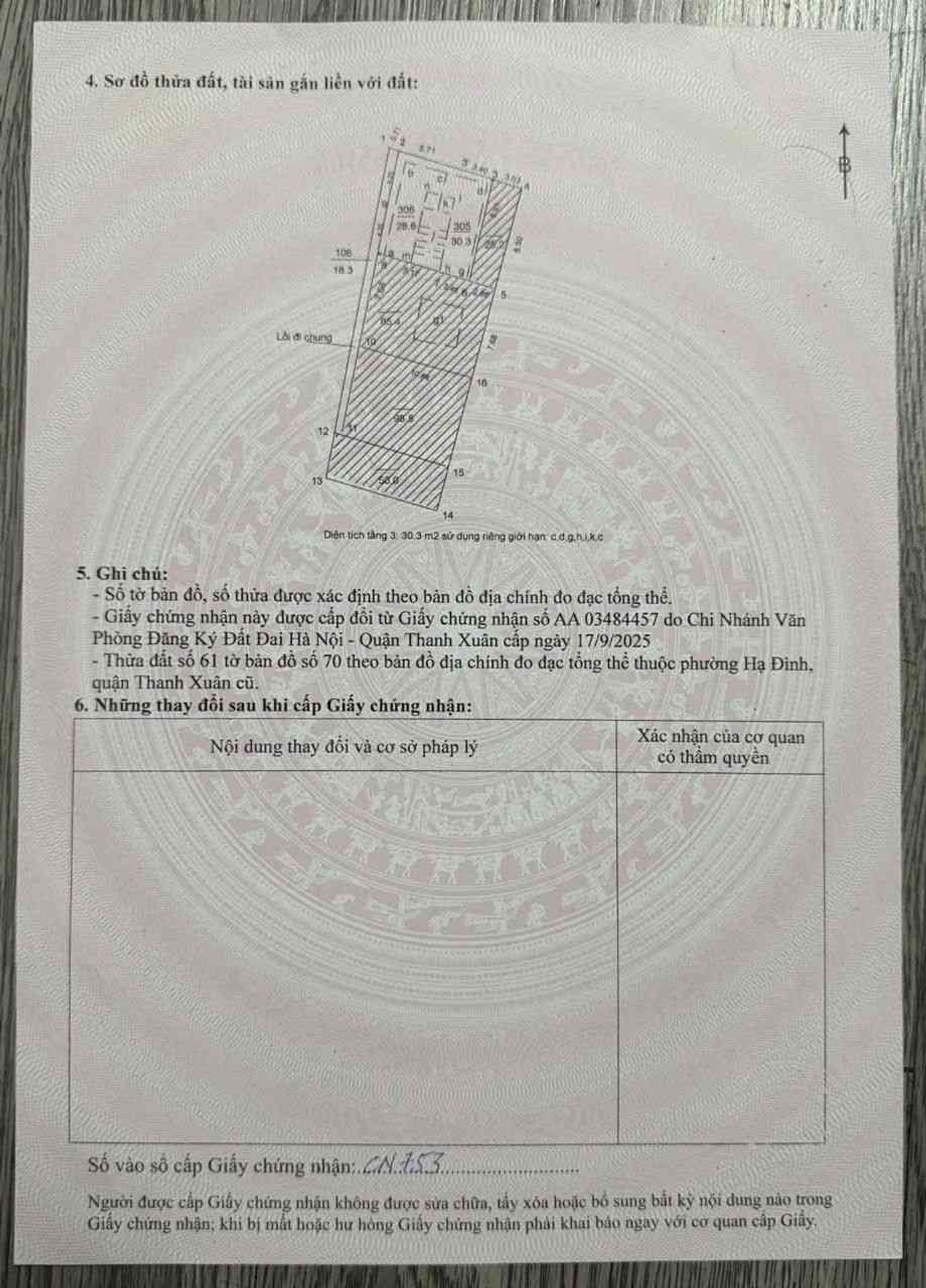 Bán nhà Khương Đình - diện tích 45m2 3 tầng - Sổ đỏ chính chủ - giá 2,5 tỷ
